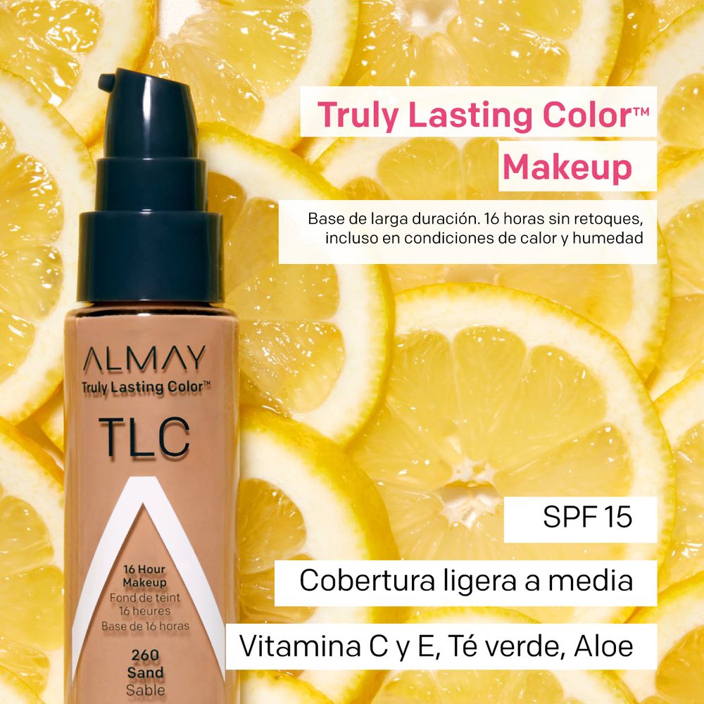 Almay truly lasting color base liquida percos